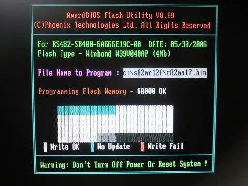 awdflash - DOS based Award BIOS flasher