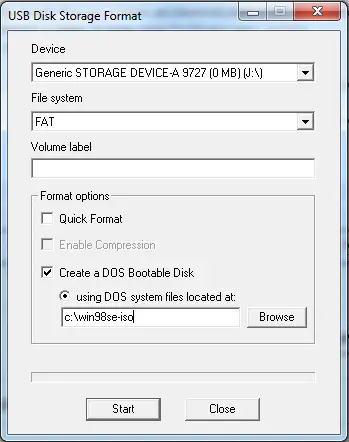 USB Disk format tool